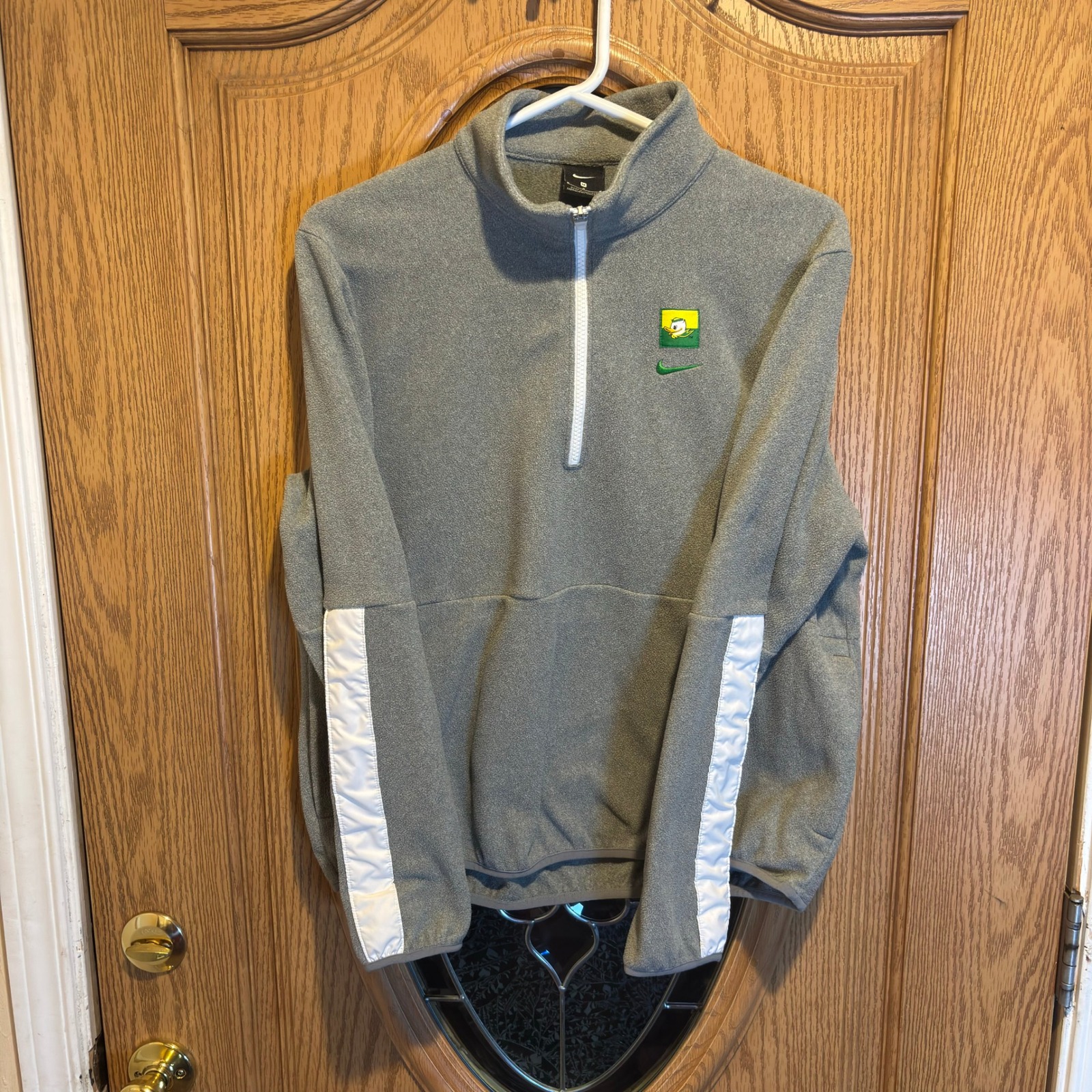 Nike Mens Gray 12 Zip Pullover Masters Golf Tournament Medium
